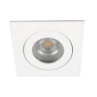 Faretto da incasso per bagno bianco in alluminio, Dorx, IP44