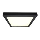 Plafoniera in alluminio nera, Rolo, 18W, 4000K LED