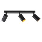 Faretto da soffitto in alluminio dorato, Nataly