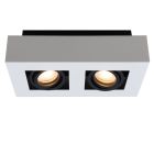 Faretto da superficie in alluminio bianco, Noraly