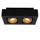 Faretto da superficie in alluminio dorato, Noraly