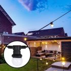 60m catena luminosa da esterno con 120 lampadine trasparenti
