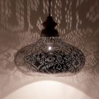 Lampada a sospensione orientale argenta, Zina