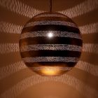 Lampada a sospensione orientale dorata, Nimra