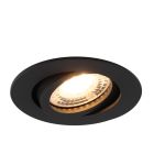 Faretto da incasso nero in alluminio, Onno