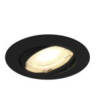 Faretto da incasso nero in alluminio, Rudo