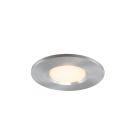 Mini faretto da incasso argento in alluminio, Philomena, 1,5W, 2700K LED, IP44