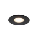 Mini faretto da incasso nero in alluminio, Philomena, 1,5W, 3000K LED, IP44