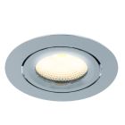 Faretto da incasso cromato con trasformatore 12V, Wimke, 5W, 2700K LED, IP44