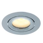 Faretto da incasso cromato in alluminio, Wimke, 5W, 3000K LED, IP44