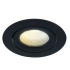 Faretto da incasso nero in alluminio, Wimke, 5W, dim to warm LED, IP44