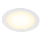 Downlight bianco in alluminio, Umbriel, 6W, 3000K LED, IP44