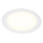 Downlight bianco in alluminio, Umbriel, 24W, 4000K LED, IP44