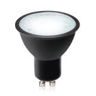 Lampadina LED GU10 regolabile Antonie, nero, 7W, 4000K