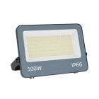 Riflettore grigio in alluminio, Ilay, 100W, white switch LED, IP66