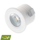 Mini faretto da incasso bianco in alluminio, Philomena, 2W, dim to warm LED, IP44