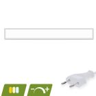 Pannello LED 15x120 - 30W - interruttore bianco - UGR<19 - dimmerabile - retroilluminato