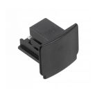 Tappo terminale per illuminazione su binario trifase, nero, Pro