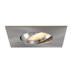 Faretto da incasso per bagno in nichel in alluminio, Jill, IP65