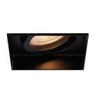 Faretto da incasso senza cornice nero in alluminio, Royce