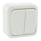 Exin Exo Switch serie a montaggio superficiale, bianco polare