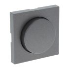 Q-Link S-Line Placca Centrale con Manopola Dimmer, Nero/Antracite