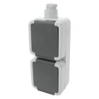 Presa Peha Antispruzzo Doppio Pressacavo Protettivo M20