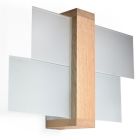 Applique da parete in vetro marrone, Fouzia