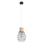 Lampada a sospensione in legno marrone, Gerbrich