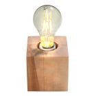 Lampada da tavolo in legno marrone, Anniko