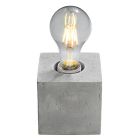 Lampada da tavolo in cemento grigia, Anniko
