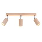 Faretto da soffitto in legno marrone, Fredrik
