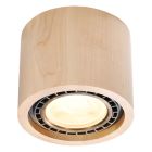 Faretto da superficie in legno marrone, Alessio