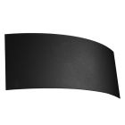 Lampada da parete up down in alluminio nera, Jorgo