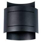 Lampada da parete up down in alluminio nera, Karwan