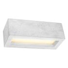 Lampada da parete up down in cemento grigia, Emmaly