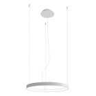 Lampada a sospensione in alluminio bianca, Ringo, 30W, 3000K LED