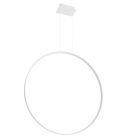 Lampada a sospensione in alluminio bianca, Ringo, 70W, 3000K LED