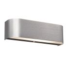 Lampada da parete up down grigia in vetro, Tomaso, 3,1W, 3000K LED
