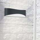 Lampada da esterno moderna nera, Bernadina, 9W, 3000K LED, IP65