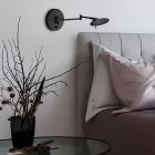 Applique da parete moderna nera, Sinbad, 8W, 3000K LED