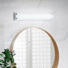 Lampada da soffitto da bagno cromata in vetro, Lanza