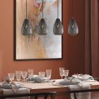 Lampada a sospensione moderna antracite, Esrum