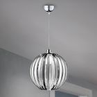 Lampada a sospensione design cromata, Latanya