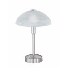Lampada da banchiere classica in nichel, Notaris, 4W, 3000K LED, con interruttore