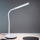 Lampada da scrivania moderna bianca, Yanis, 5W, bianco regolabile tra caldo e freddo LED, con interruttore