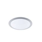 Plafoniera argenta in plastica, Ramsgate, 9W, 3000K LED