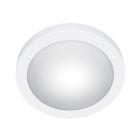 Lampada da soffitto da bagno bianca in vetro, Hadleigh, IP44