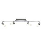 Faretto da soffitto grigio in vetro, Morely, 4,3W, 3000K LED