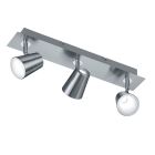 Lampada da soffitto in nichel in vetro, Laysha, 6W, 3000K LED